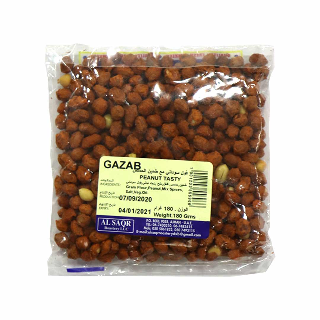 GAZAB PEANUT TASTY 180 GM