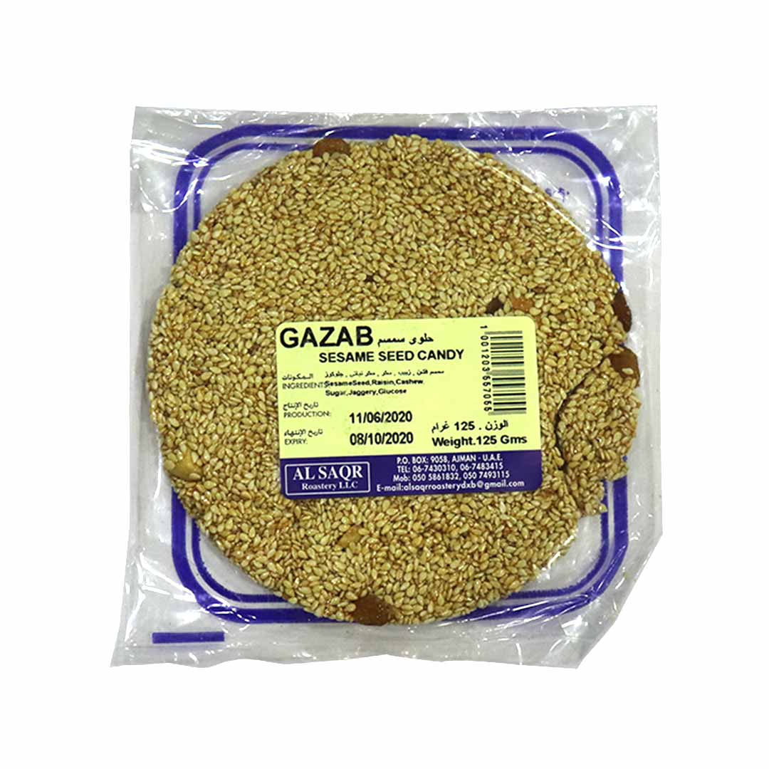 GAZAB SESAME CANDY 125 GM.