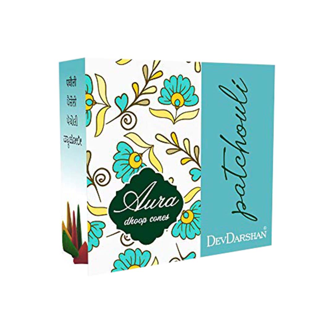 DEVDARSHAN AURA DHOOP CONES PATCHOULI