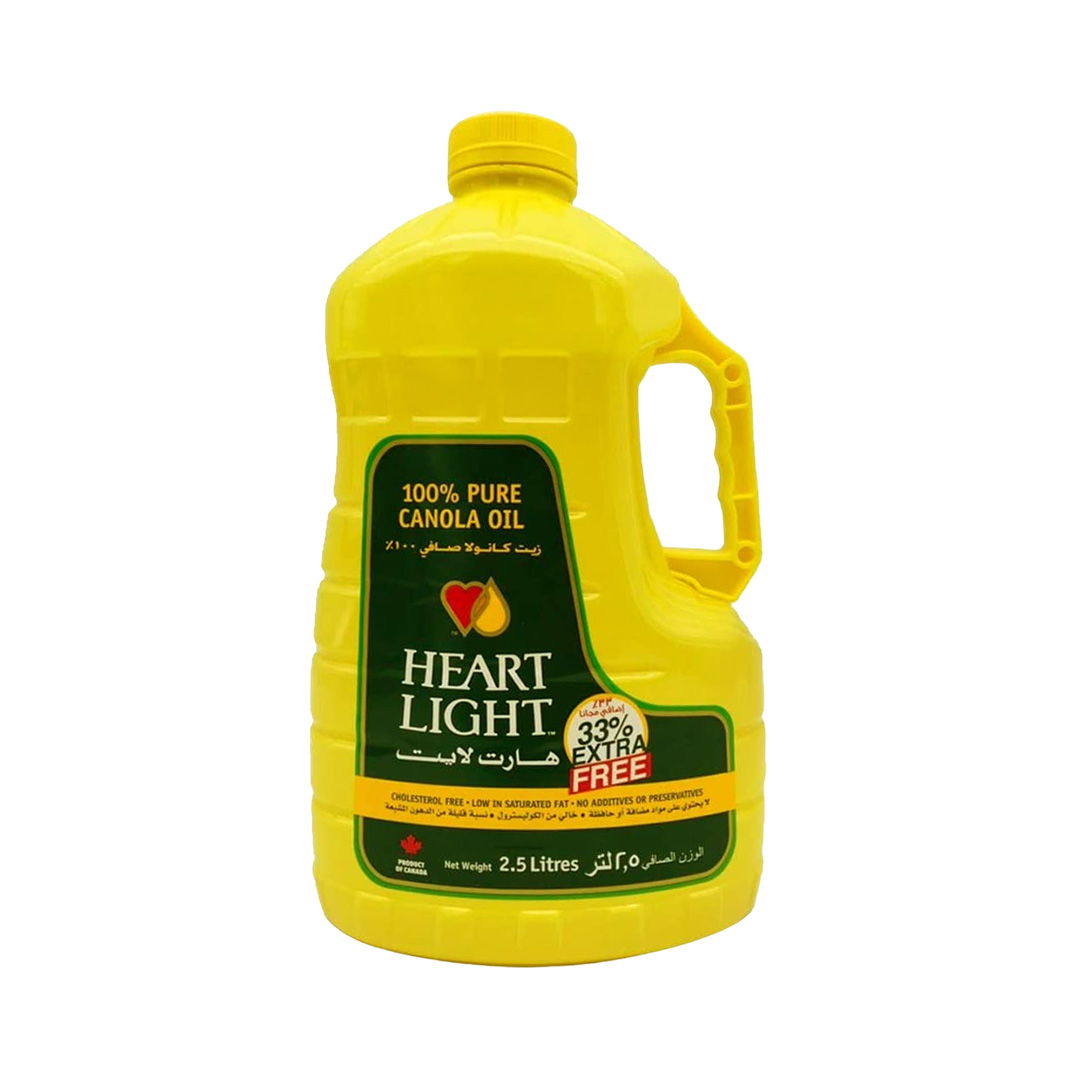 HEART LIGHT CANOLA 2.5 LTR PROMO PACK