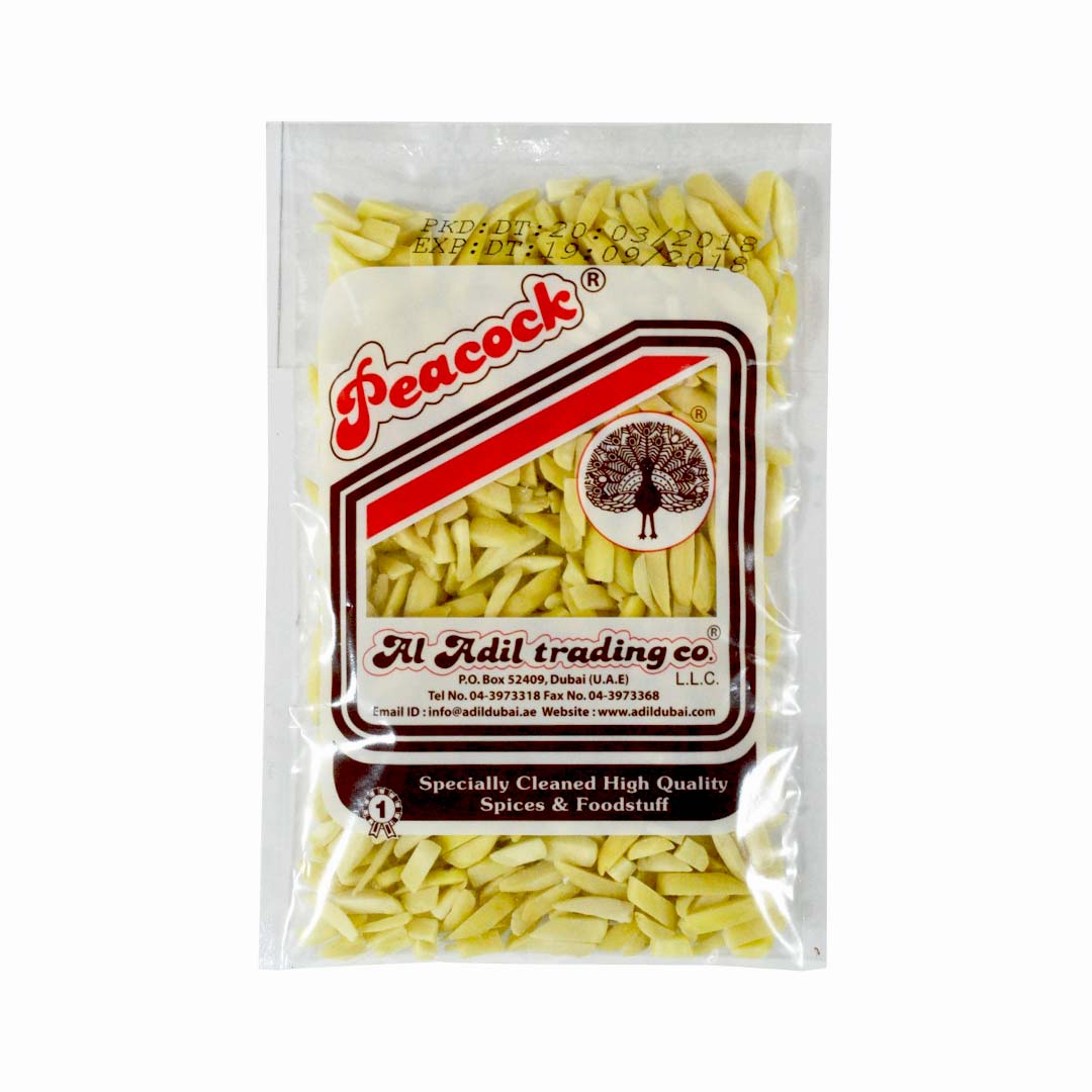 PEACOCK ALMOND BLEACH SILVER 100GM