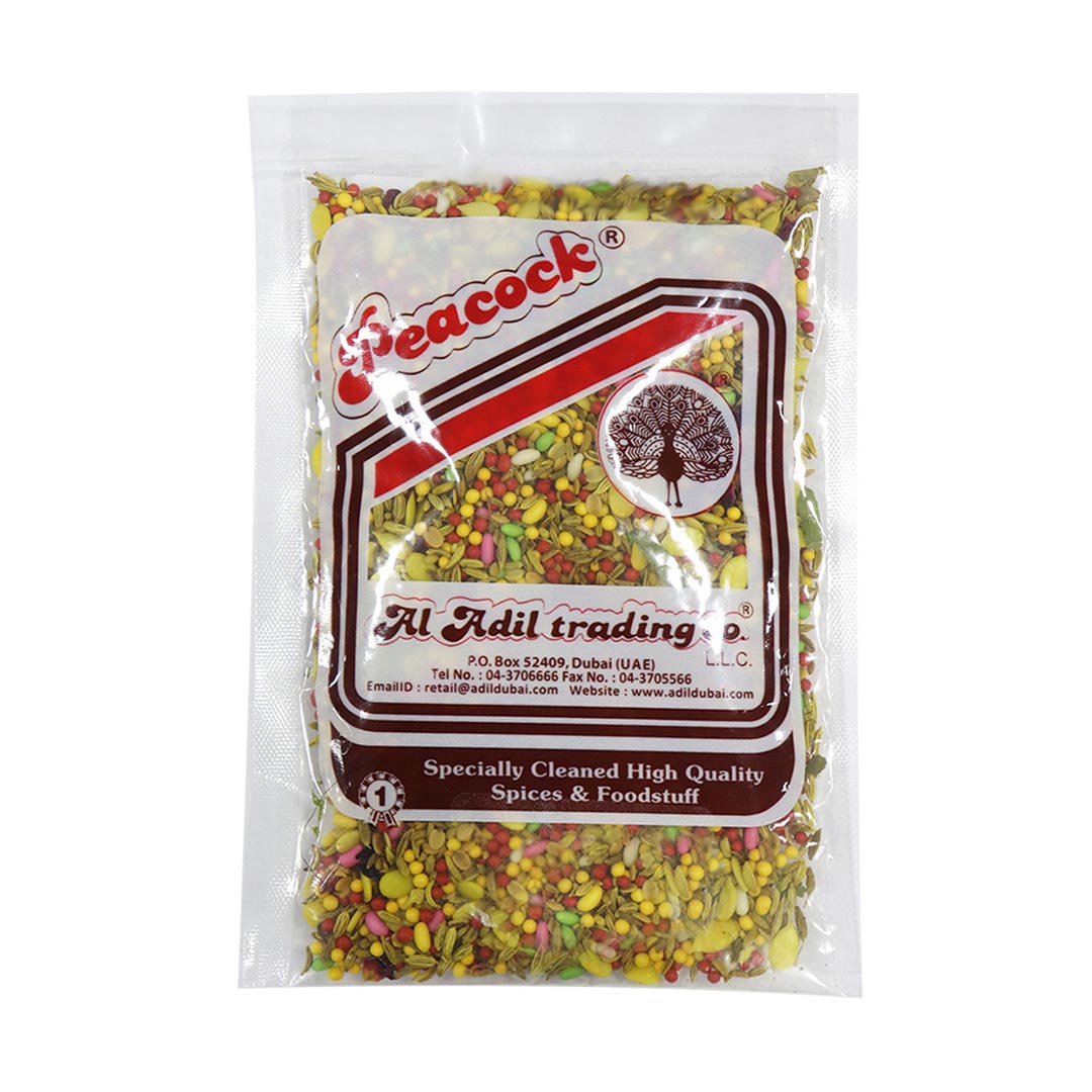 PEACOCK MUKHWAS GULAB 250GM