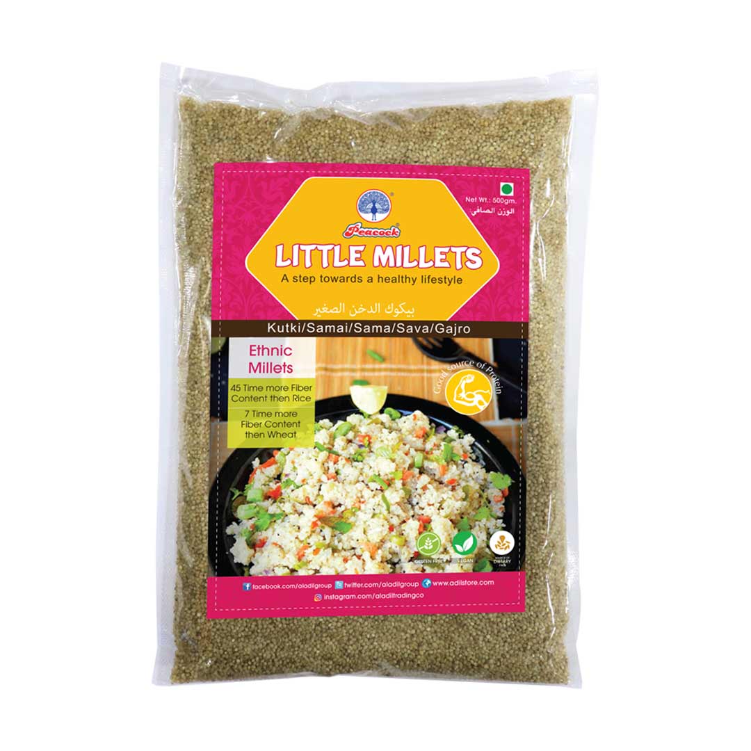 PEACOCK LITTLE MILLETS  500 GM
