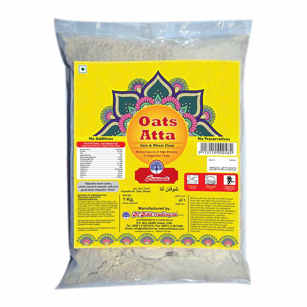 PEACOCK OATS ATTA 1KG