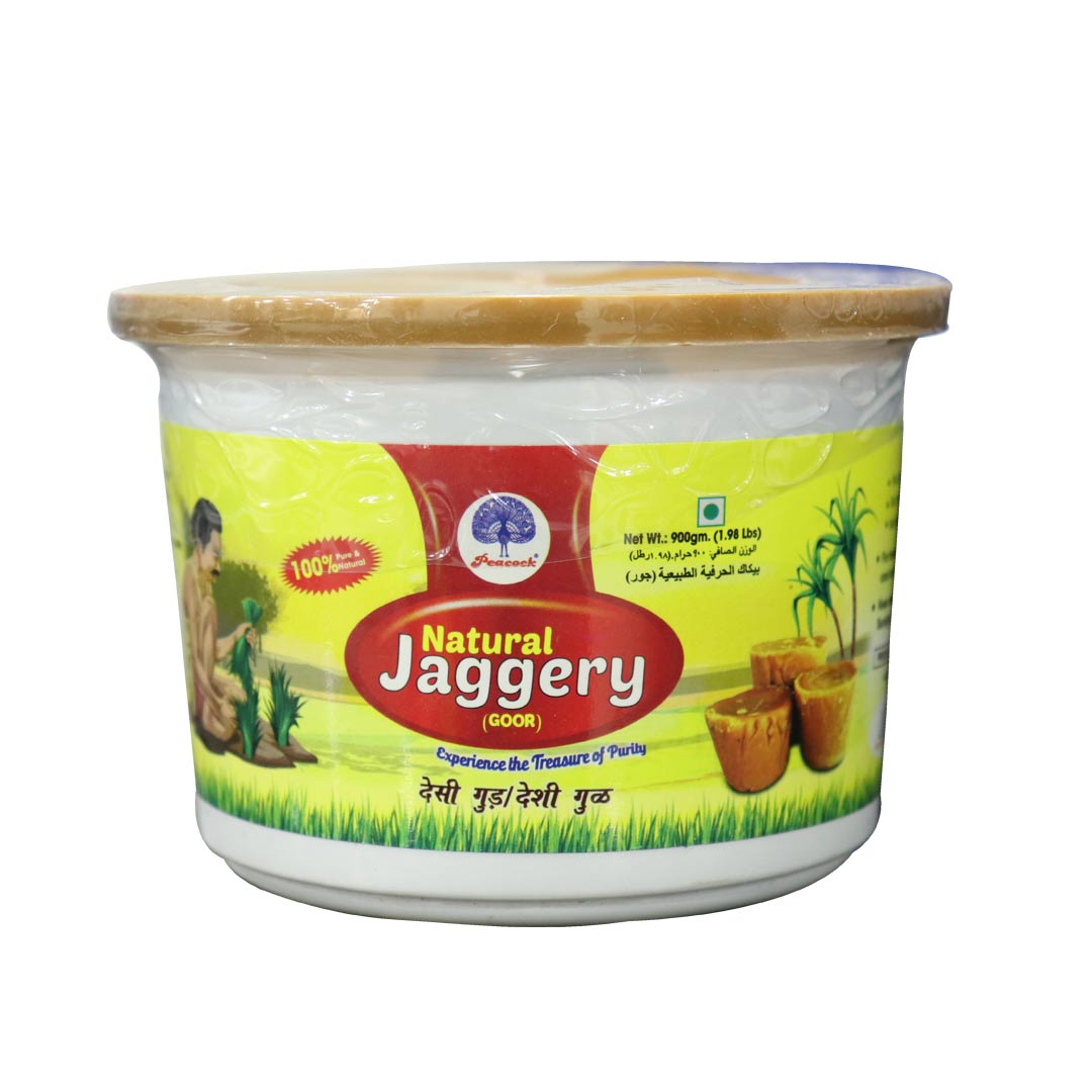 PEACOCK NATURAL JAGGERY 900GM