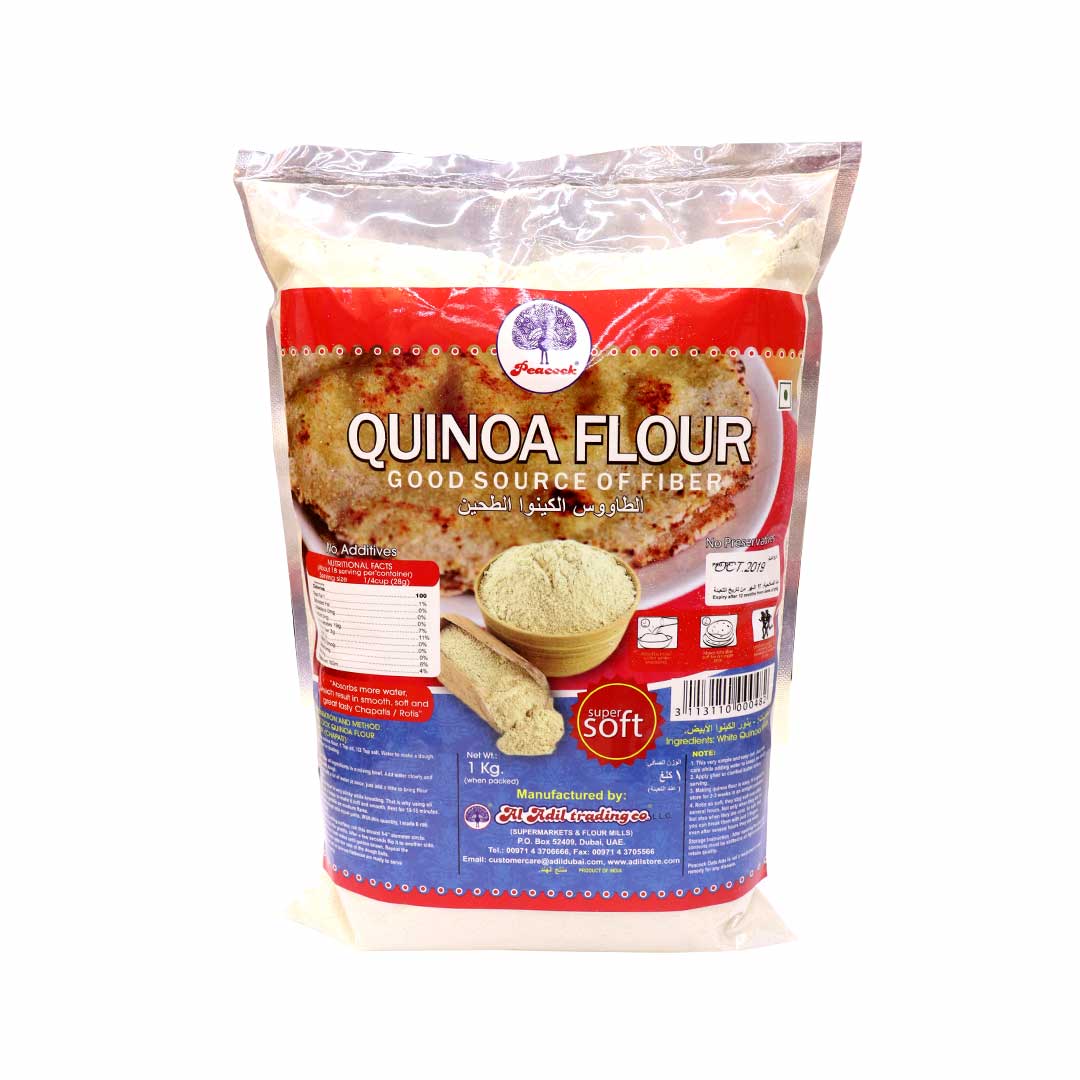PEACOCK QUINOA FLOUR 1KG