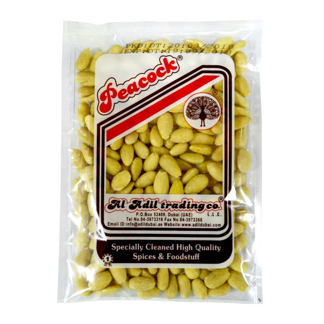 ALMOND BLACHED WHOLE 1KG