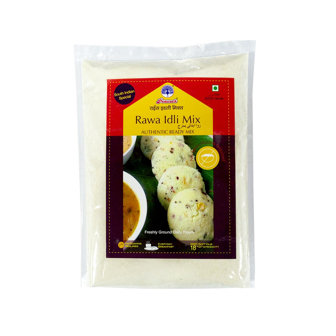 PEACOCK IDLI RAWA MIX 500 GM