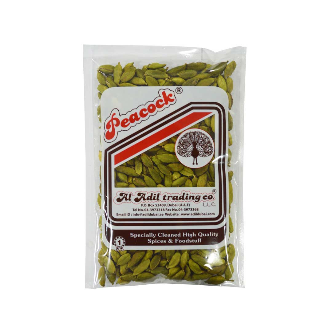 PEACOCK GREEN CARDAMOM NO 1(OT5) 100 GM