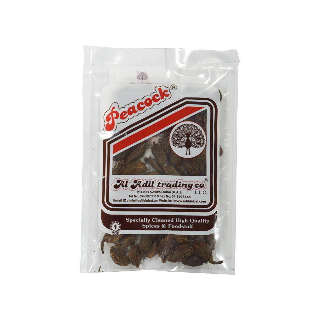 PEACOCK BLACK CARDAMOM 100G