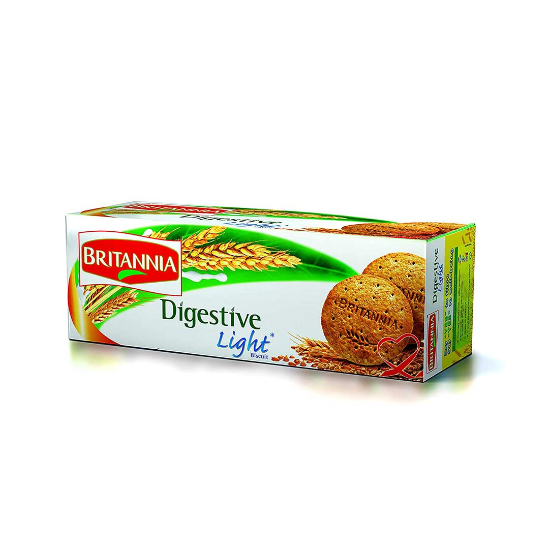 BRITANNIA DIGESTIVE LIGHT BISCUITS 400GM