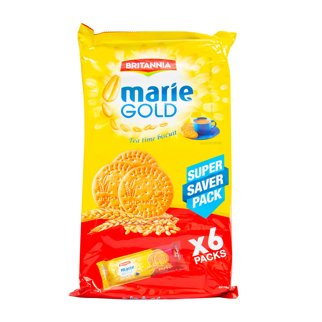 BRITANNIA MARIE GOLD SUPERSAVER PCK 6X176G