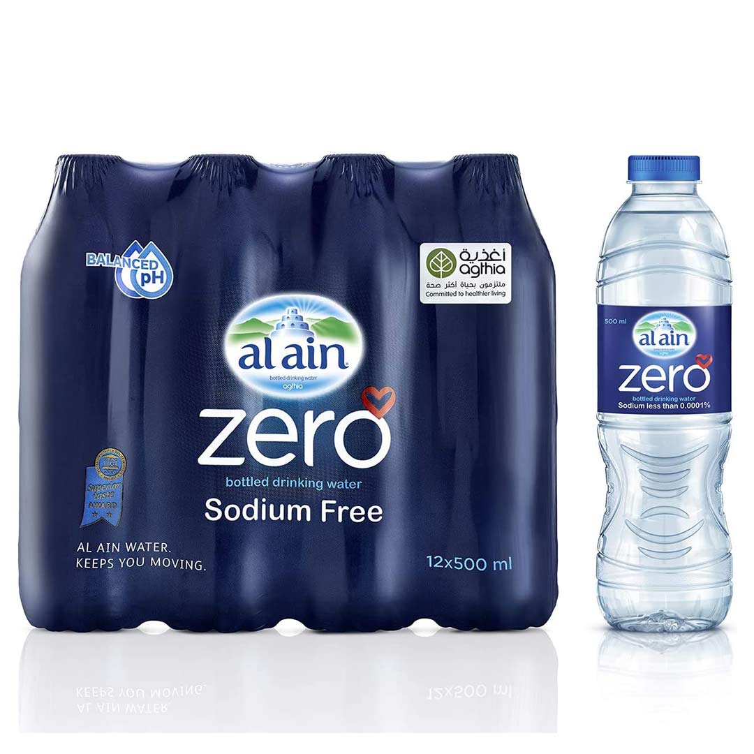 AL AIN WATER - ZERO 500ML X 12