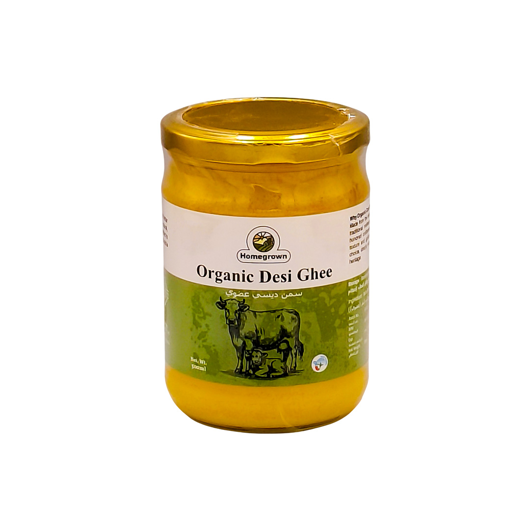 HOMEGROWN ORGANIC PURE DESI GHEE 500 ML