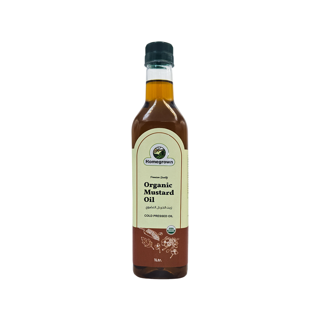 HOMEGROWN ORGANIC MUSTARD OIL 1 LTR 