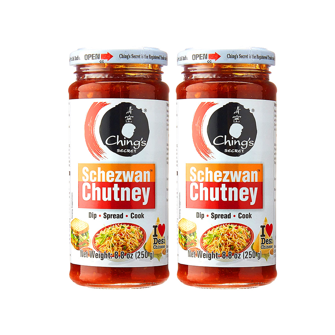 CHINGS SCHEZWAN CHUTNEY 250 GMS X2 VALUE PACK