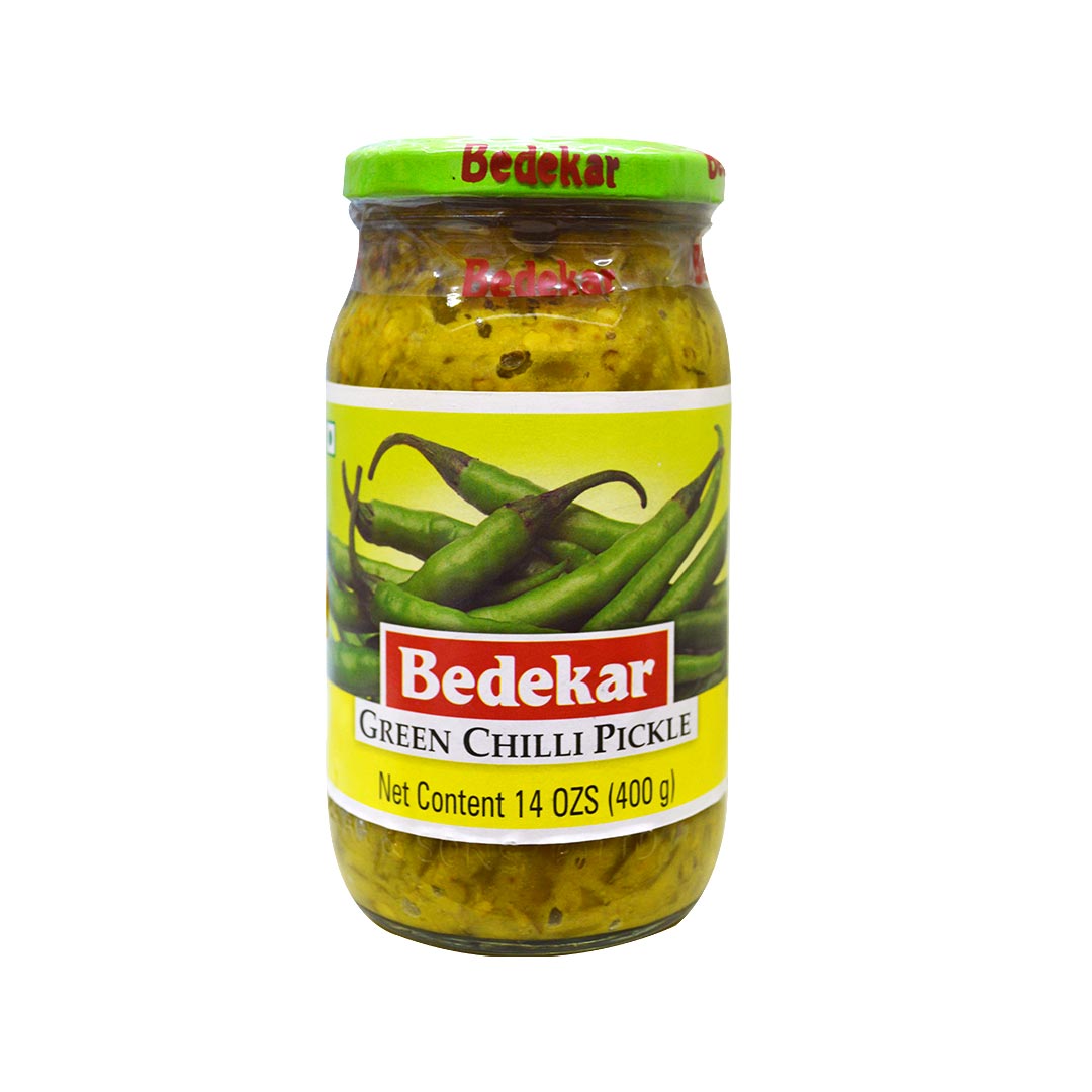 BEDEKAR GREEN CHILLY PICKLE 400G