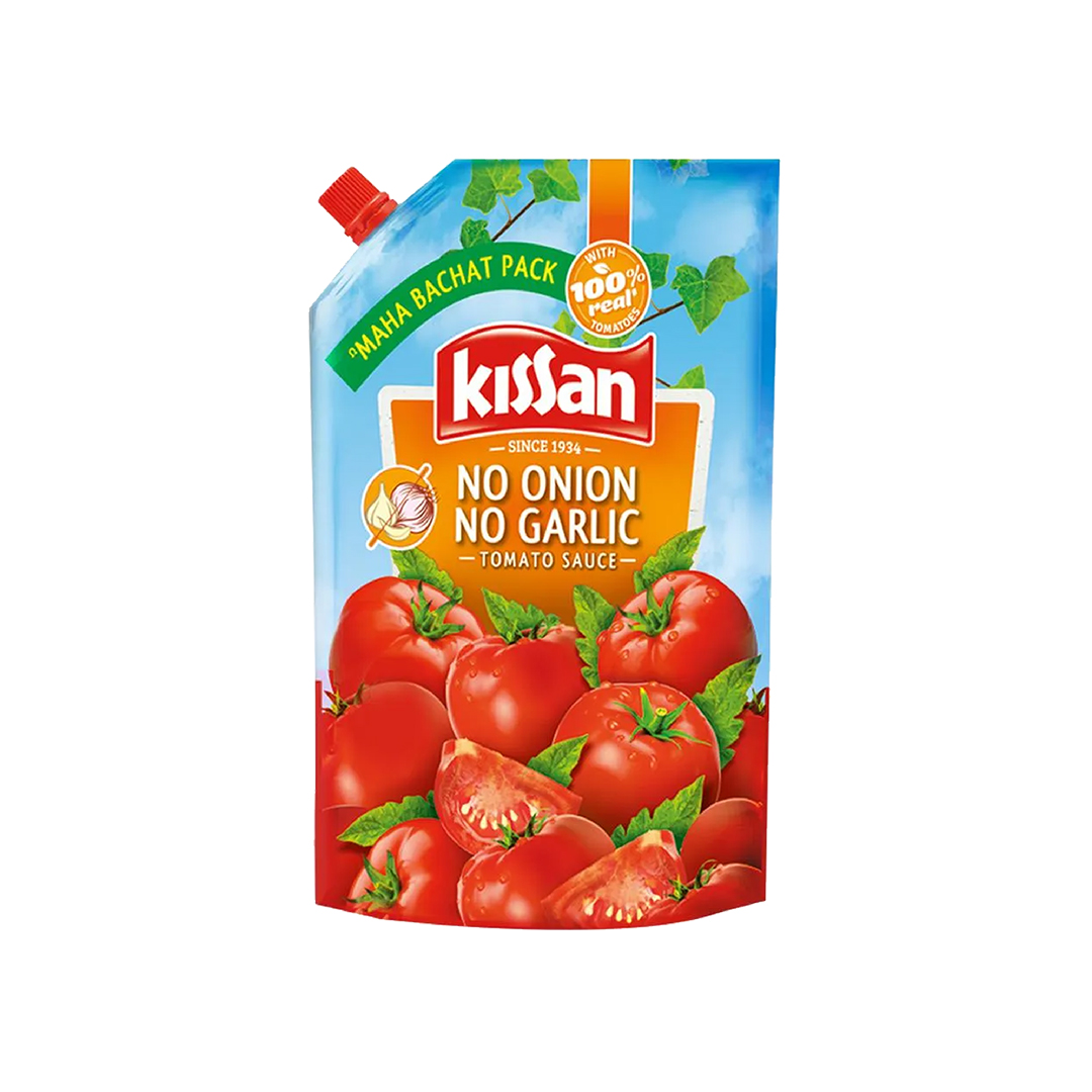 KISSAN NO ONION/GARLIC SAUCE DOYPACK 925GM