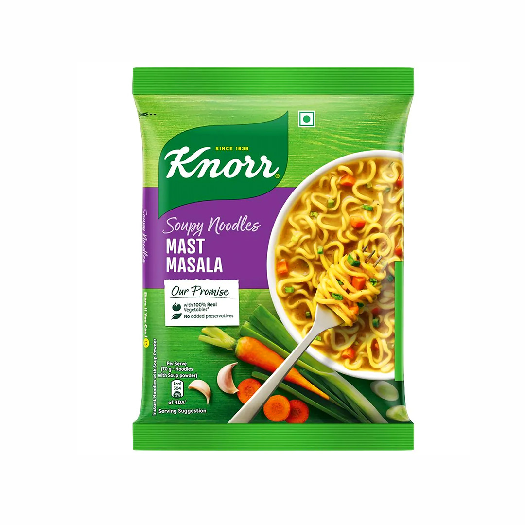 KNORR SOUPY NOODLES MAST MASALA - 70 GM