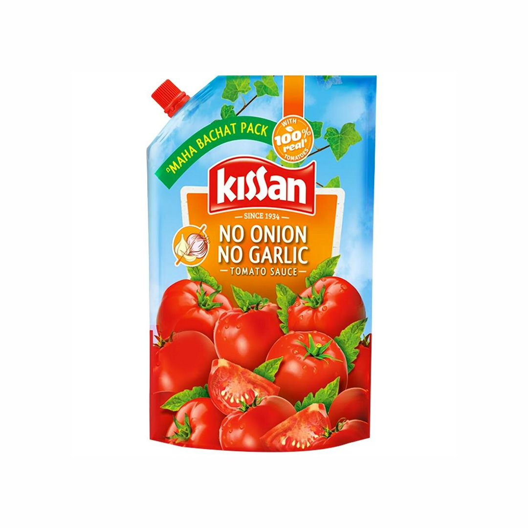 KISSAN NO ONION/GARLIC SAUCE  425GM