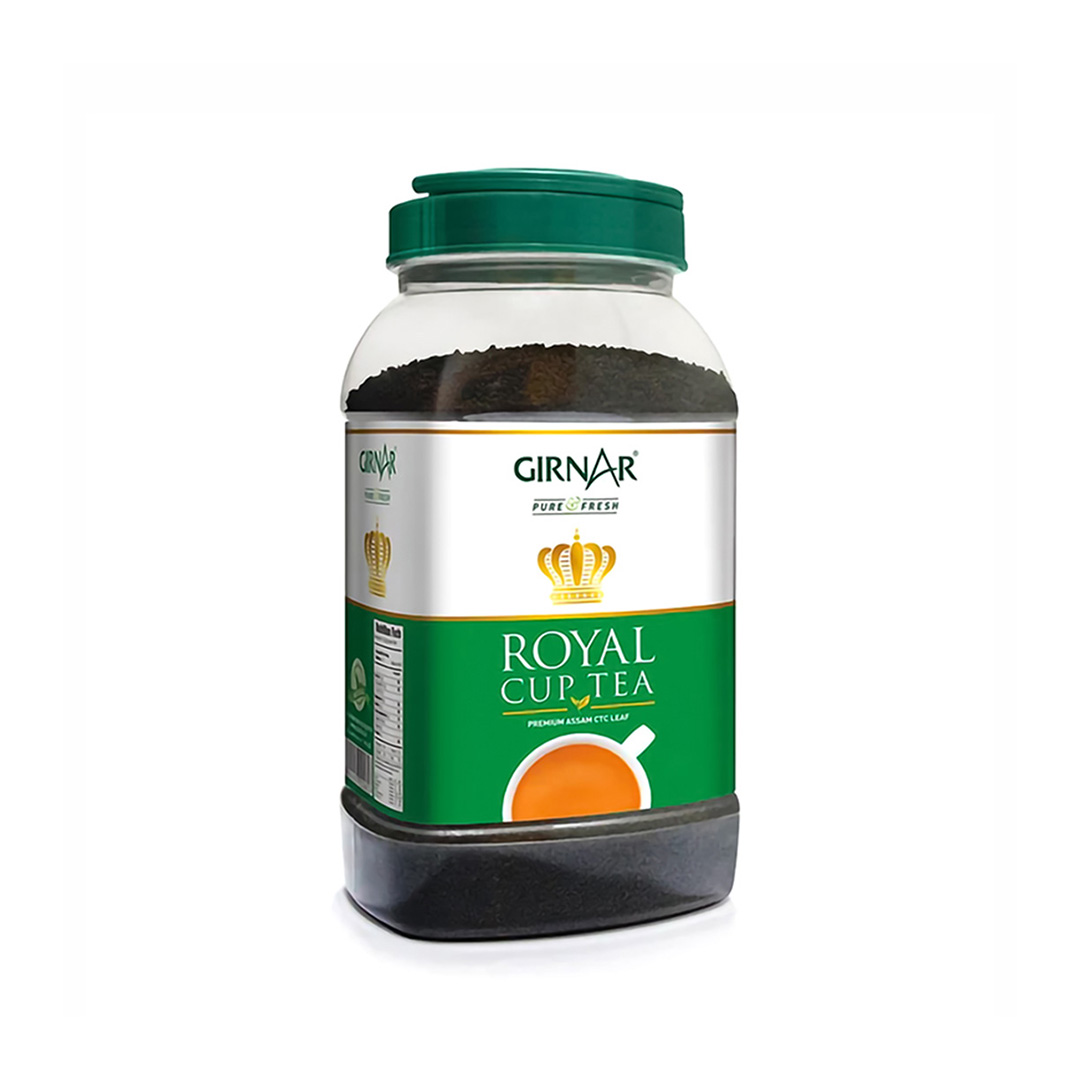 GIRNAR ROYAL CUP BLACK CTC TEA JAR 225GM