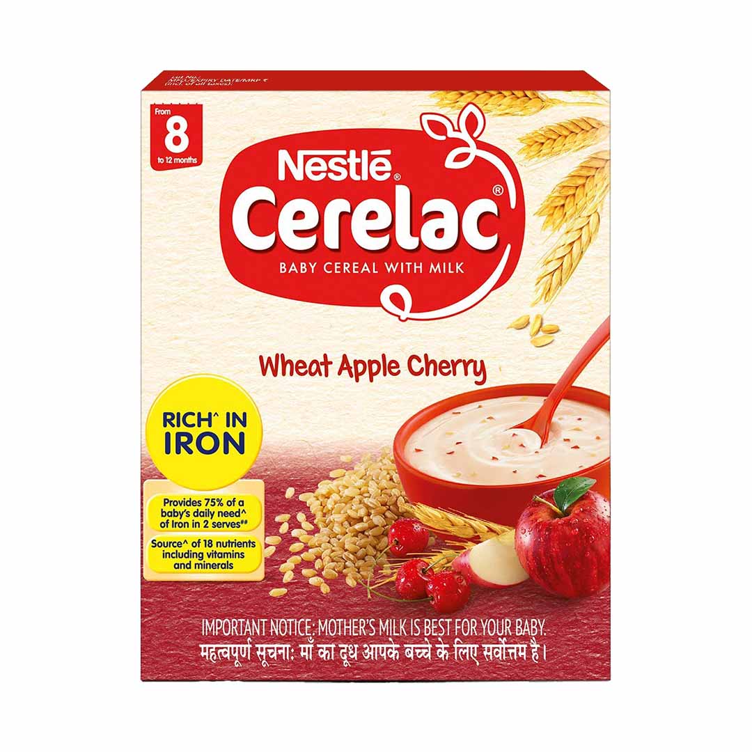 NESTLE CERELAC WHEAT APPLE CHERRY 350G