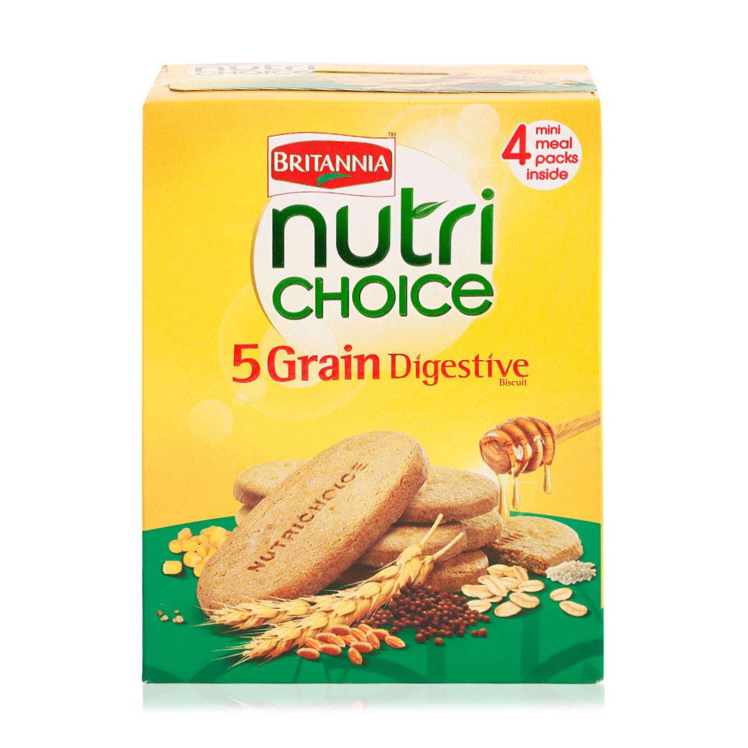 BRITANIA NUTRI CHOICE 5 GRAIN BISCUITS 200 GM