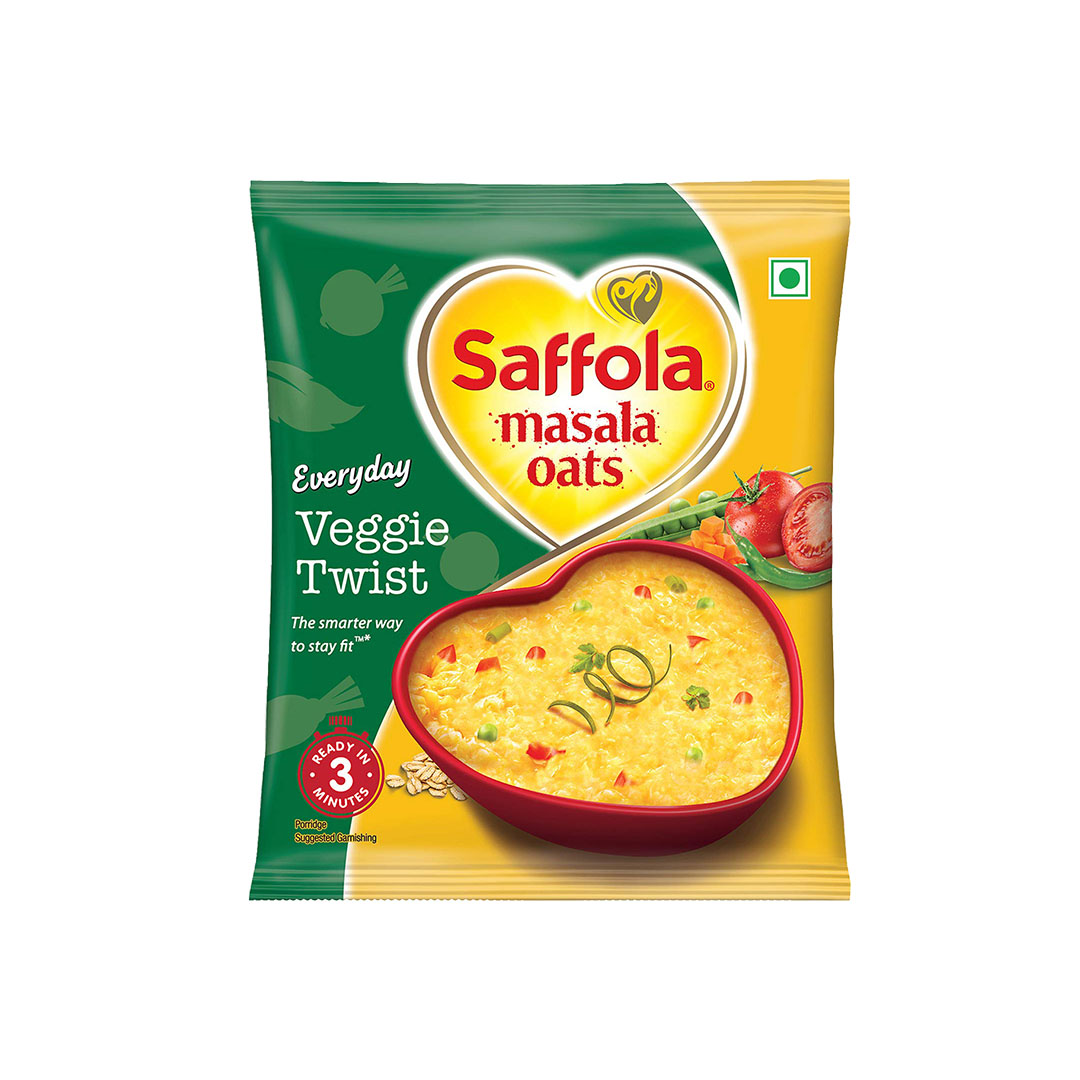 SAFFOLA VEGGIE TWIST MASALA OATS 38GM