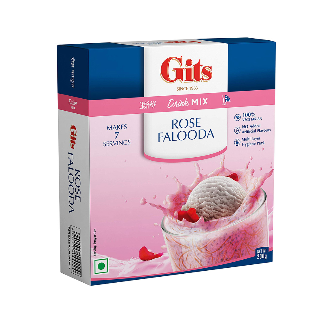 GITS ROSE FALOODA MIX 200 GM