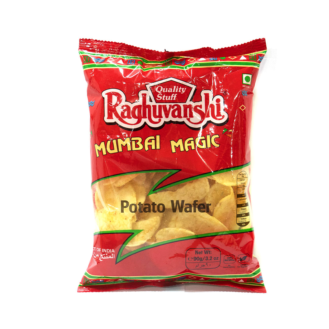 RAGHU POTATO WAFERS 90GM