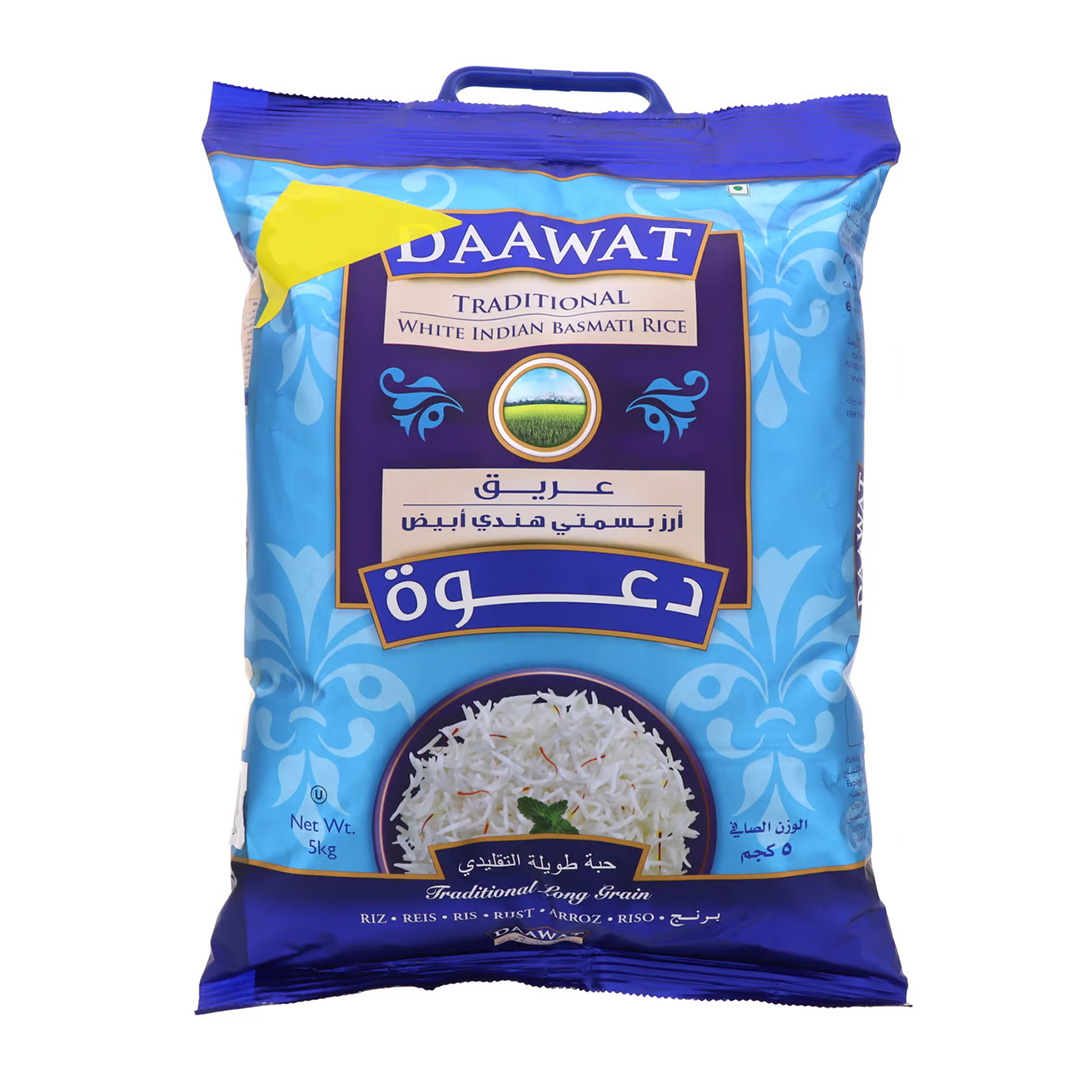 DAWAT TRADITIONAL BASMATI RICE 5 KG