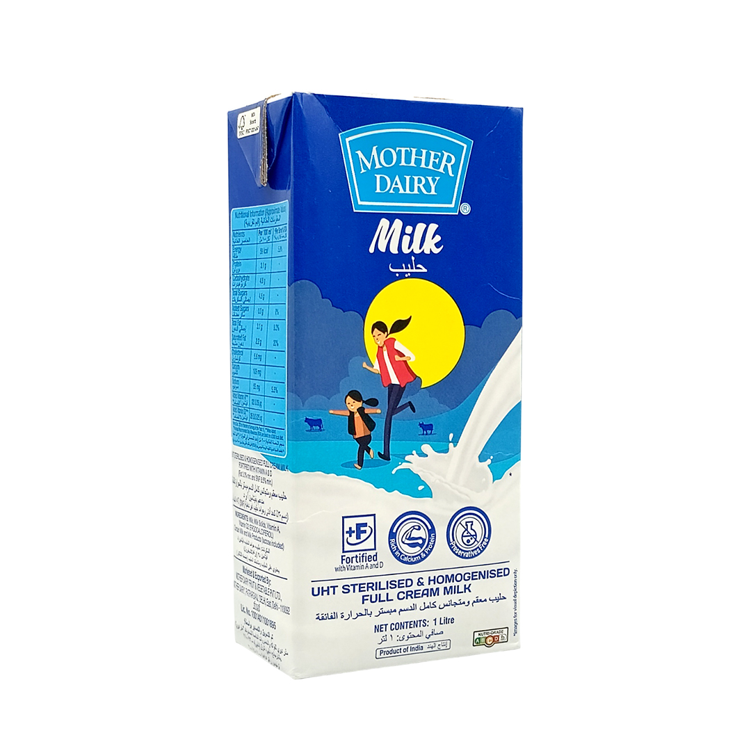MOTHER DAIRY UHT MILK 1LTR