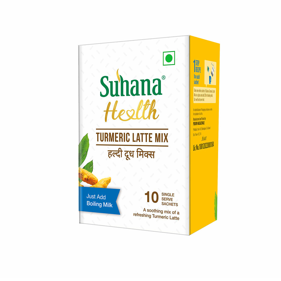 SUHANA TURMERIC LATTE 12GM X 10