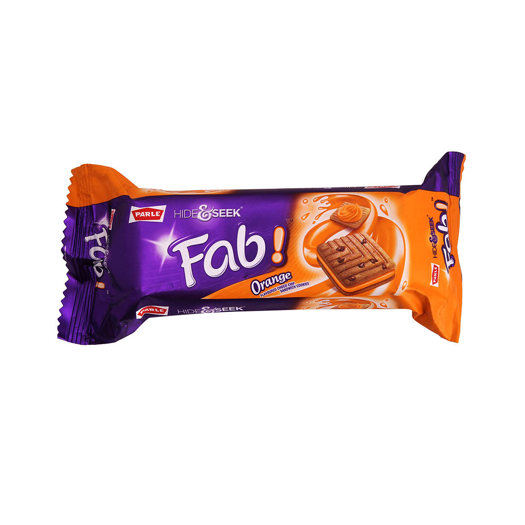 PARLE HIDE&SEEK FAB ORANGE 100 GMS 