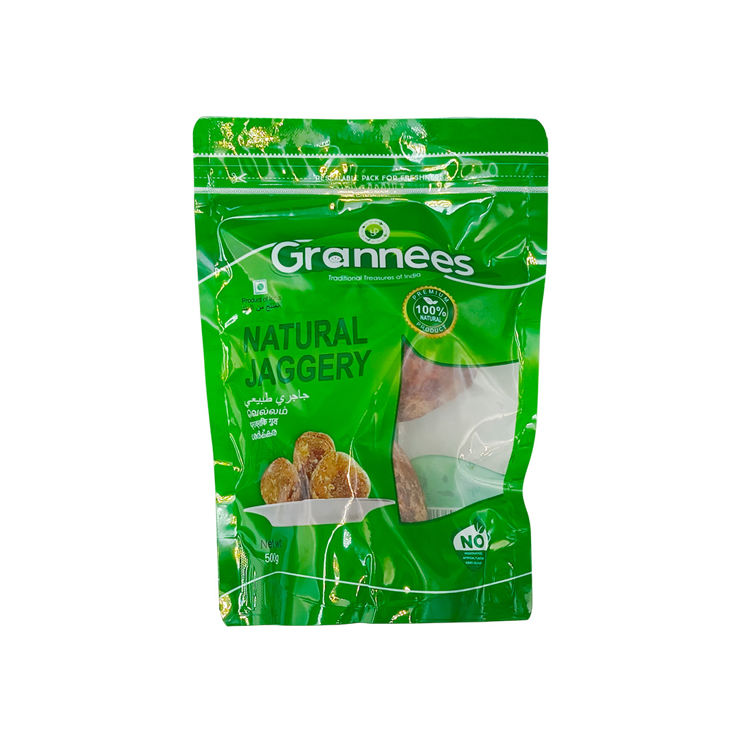 GRANNEES NATURAL JAGGERY 500GM