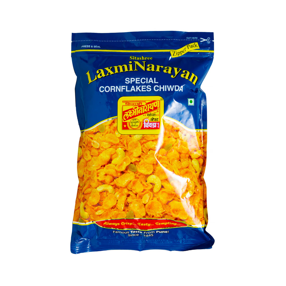 LAXMINARAYAN CORNFLAKES CHIWADA 400GM