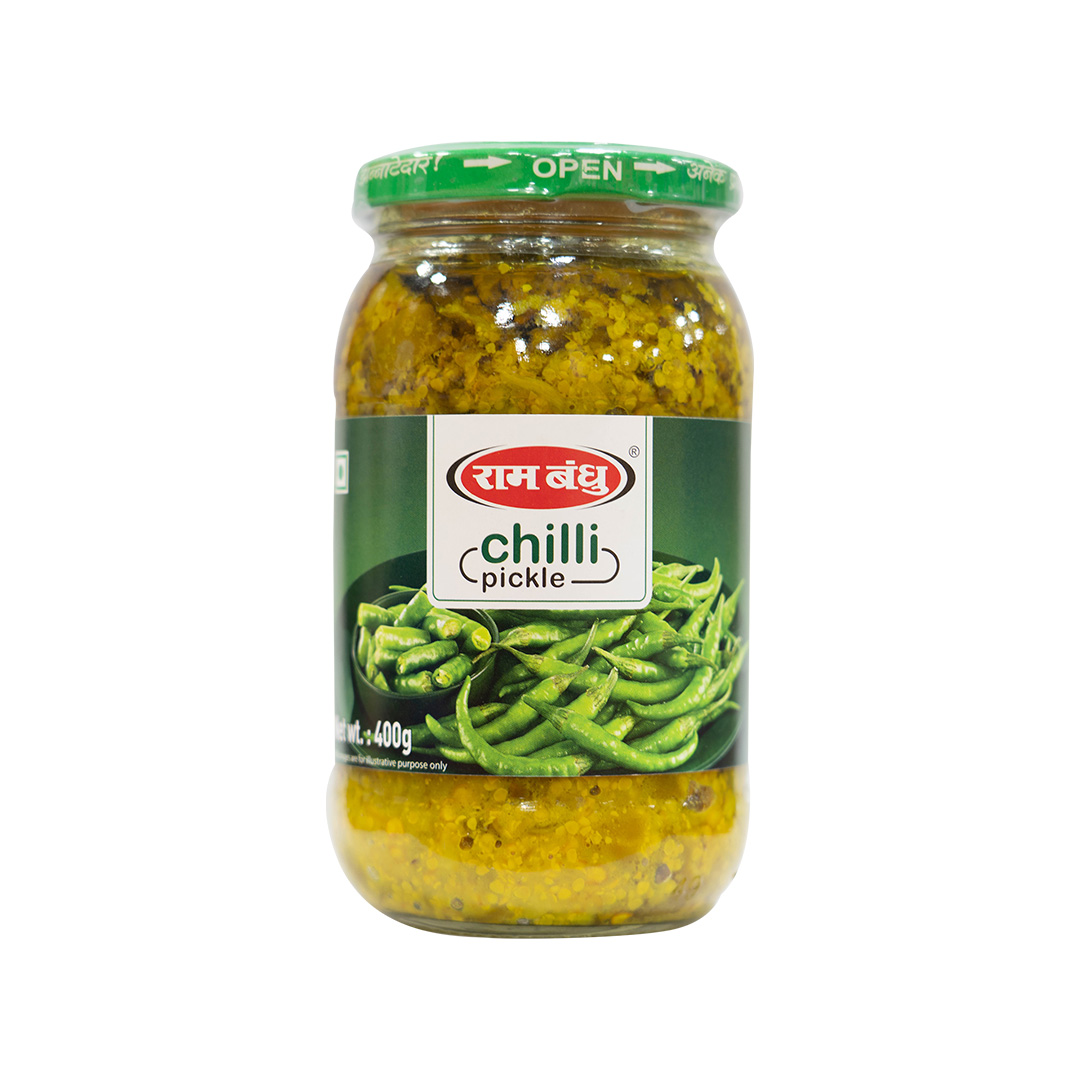 RAM BANDHU CHILLI PICKLE 400 GM