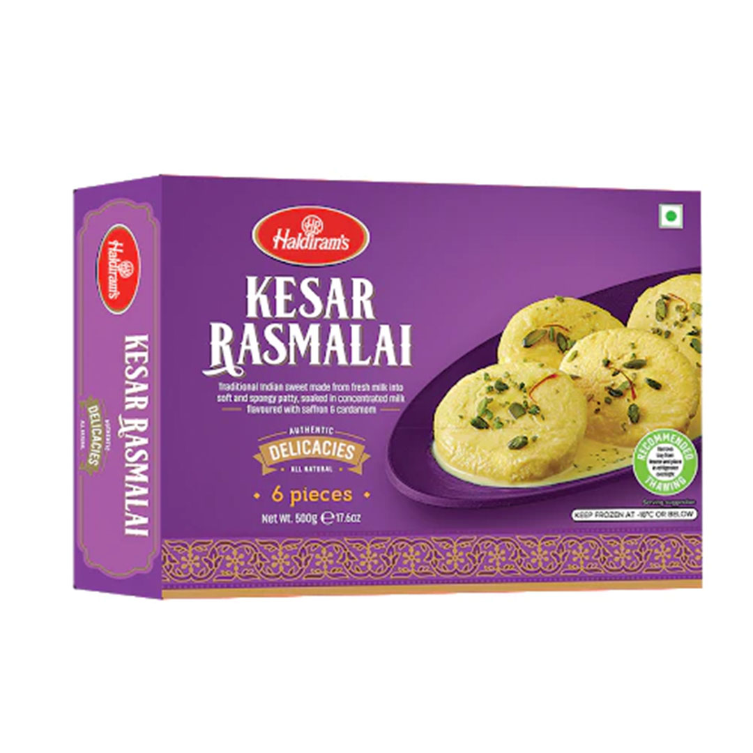 HALDIRAMS KESAR RASMALAI 500GM