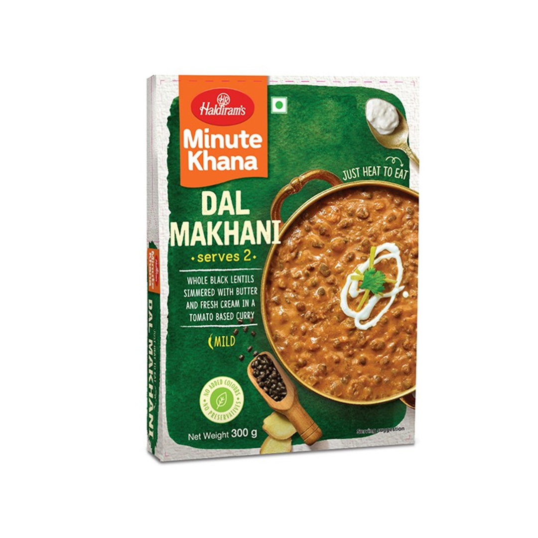 HALDIRAMS MINUTE KHANA CURRY300GM-DAL MAKHANI