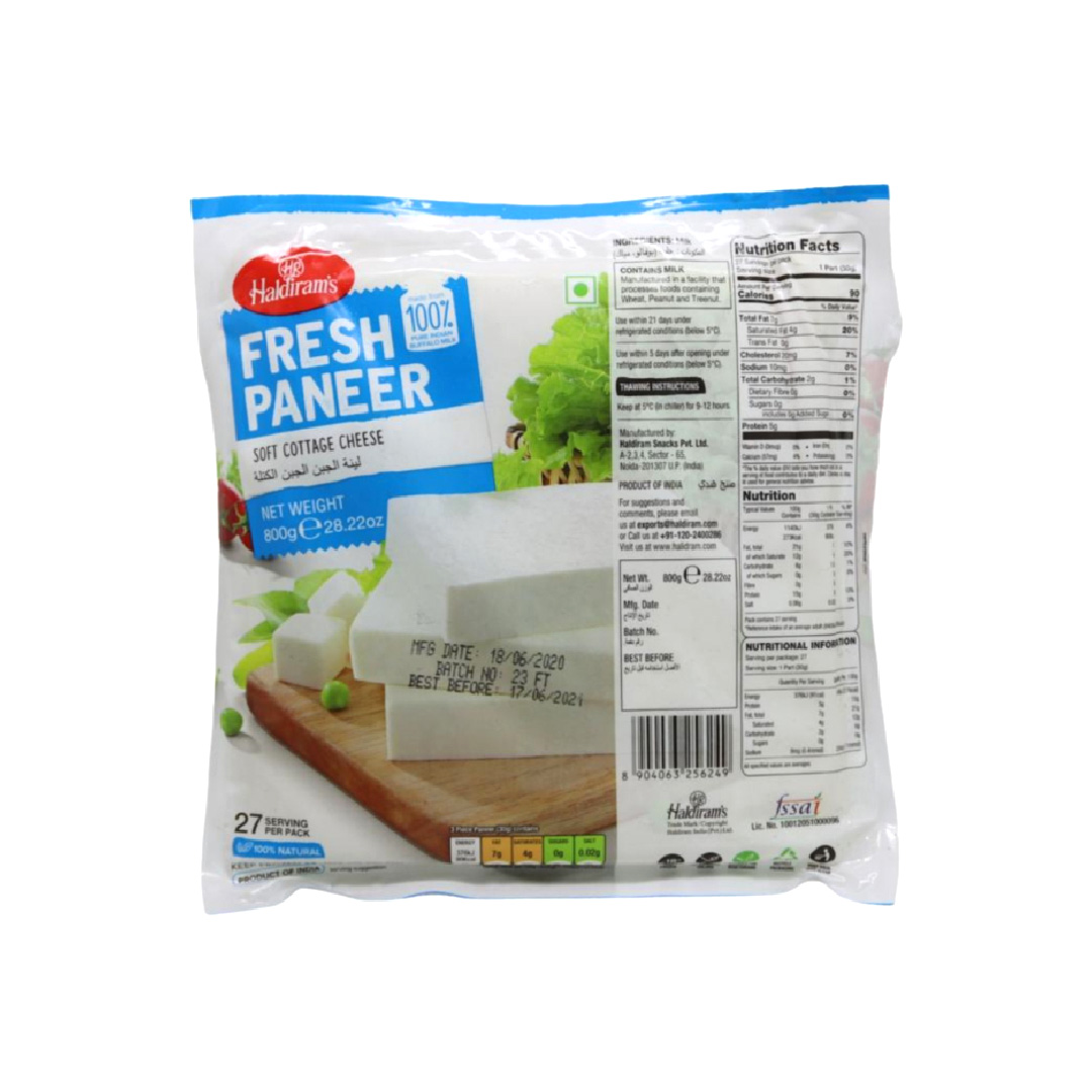HALDIRAMS TAZZA TAZZA PANEER 800G