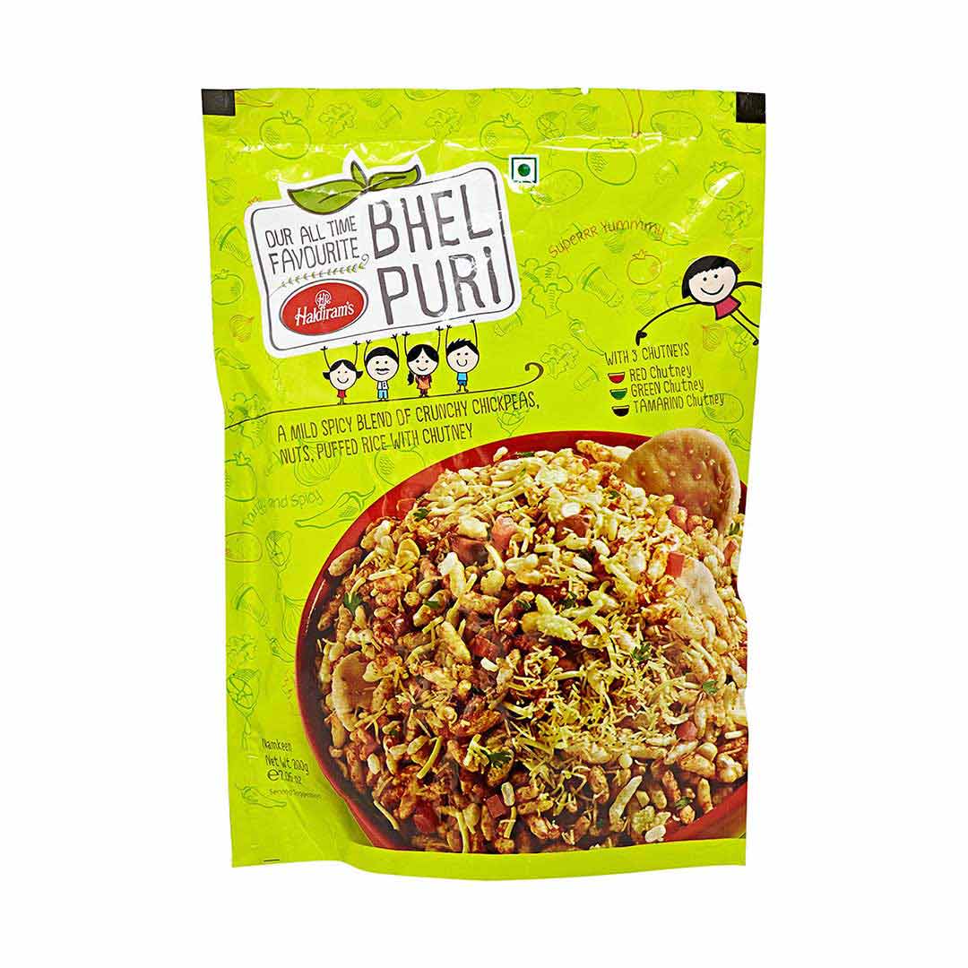 HALDIRAMS BHELPURI WITH CHUTNEY 200GM