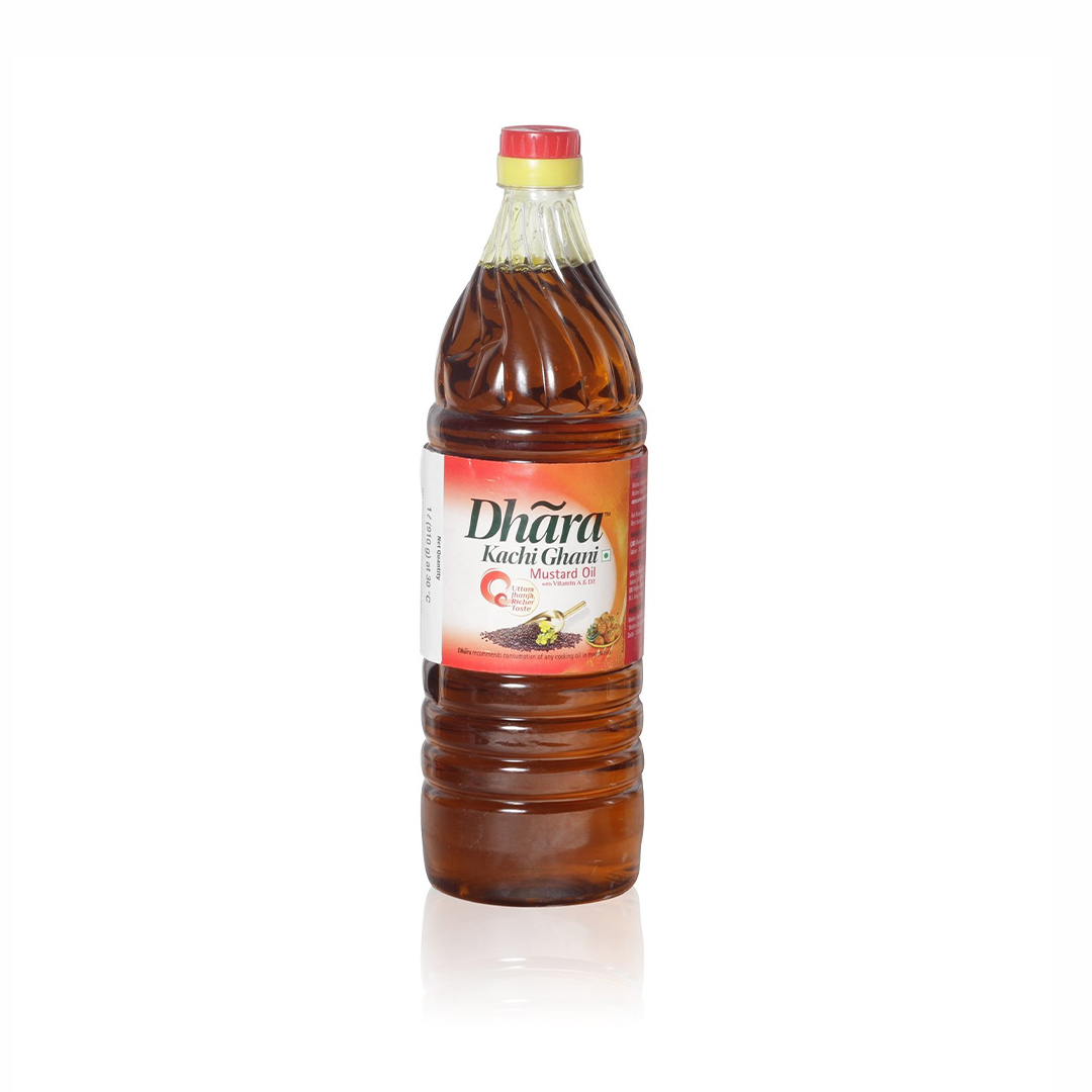 DHARA KACHI GHANI MUSTARD OIL 1LTR