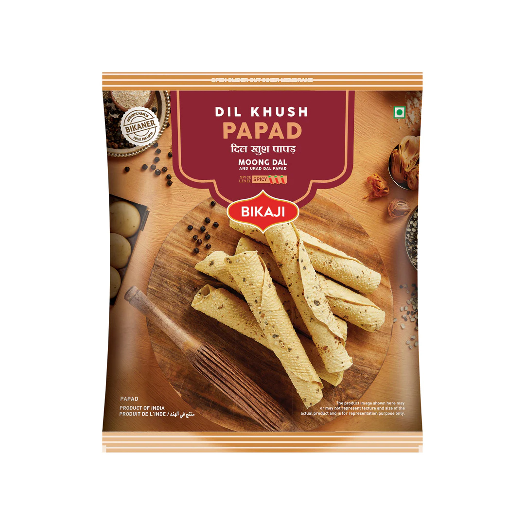 BIKAJI DIL KHUS PAPAD 200GM