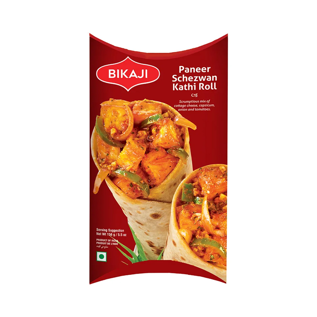 BIKAJI PANEER SCHZWAN ROLL 6 PIECE 156X12 FZ