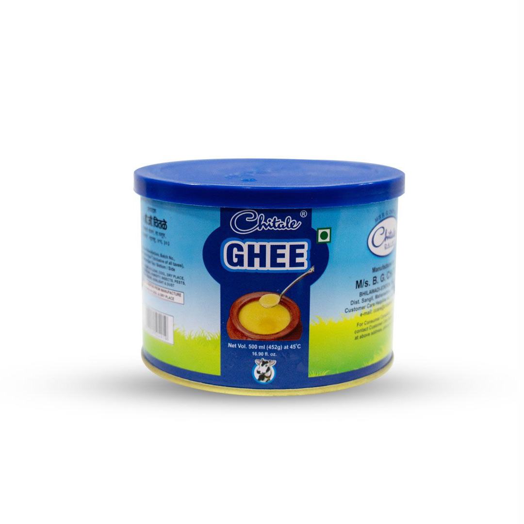 CHITALE BANDHU COW GHEE TIN 500 ML