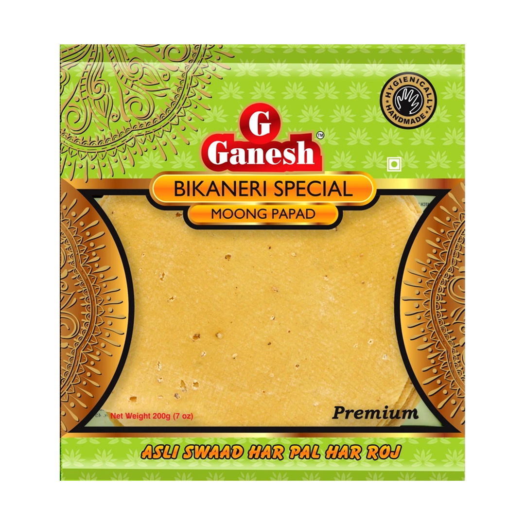 GANESH BIKANERI MOONG PAPAD 200GM
