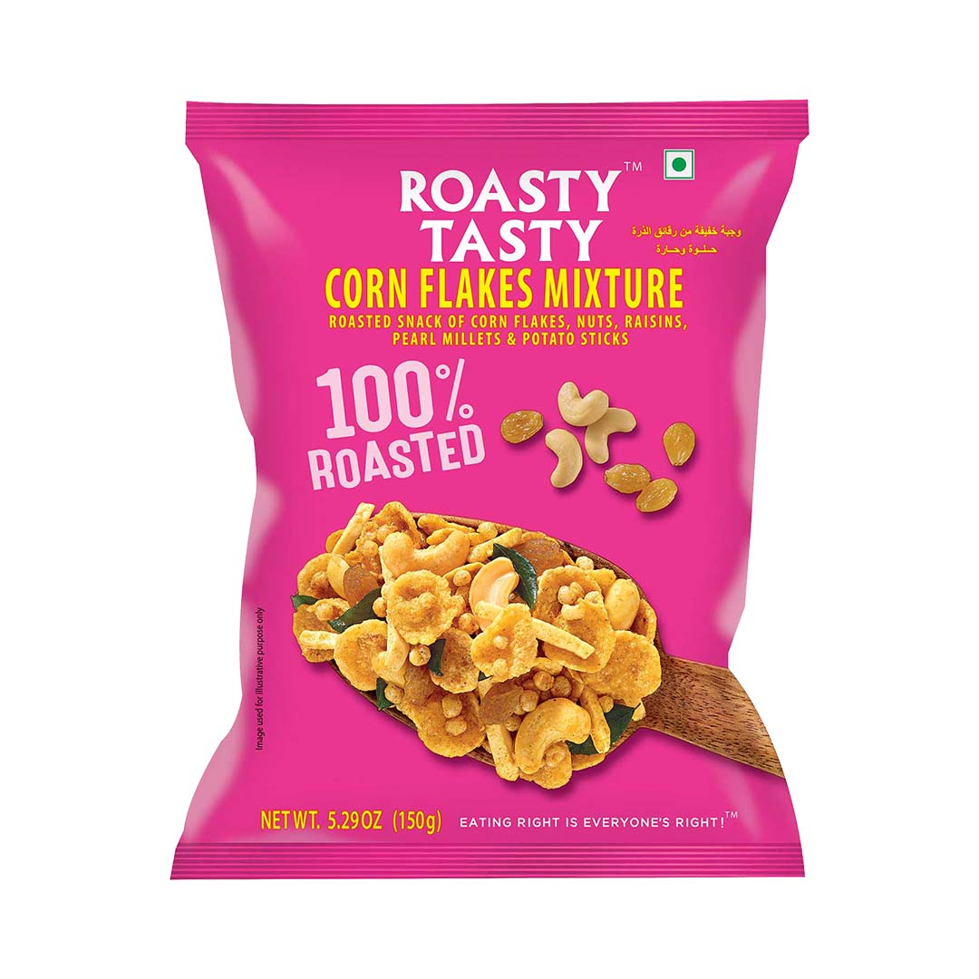 ROASTY TASTY CORN FLAKES MIXTURE 150G