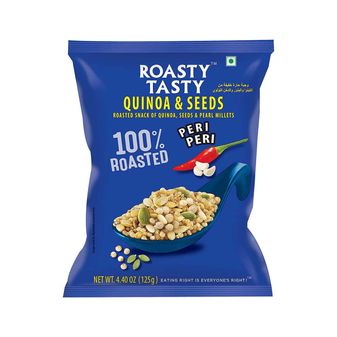 ROASTY TASTY QUINOA PUFF & SEEDS 125G