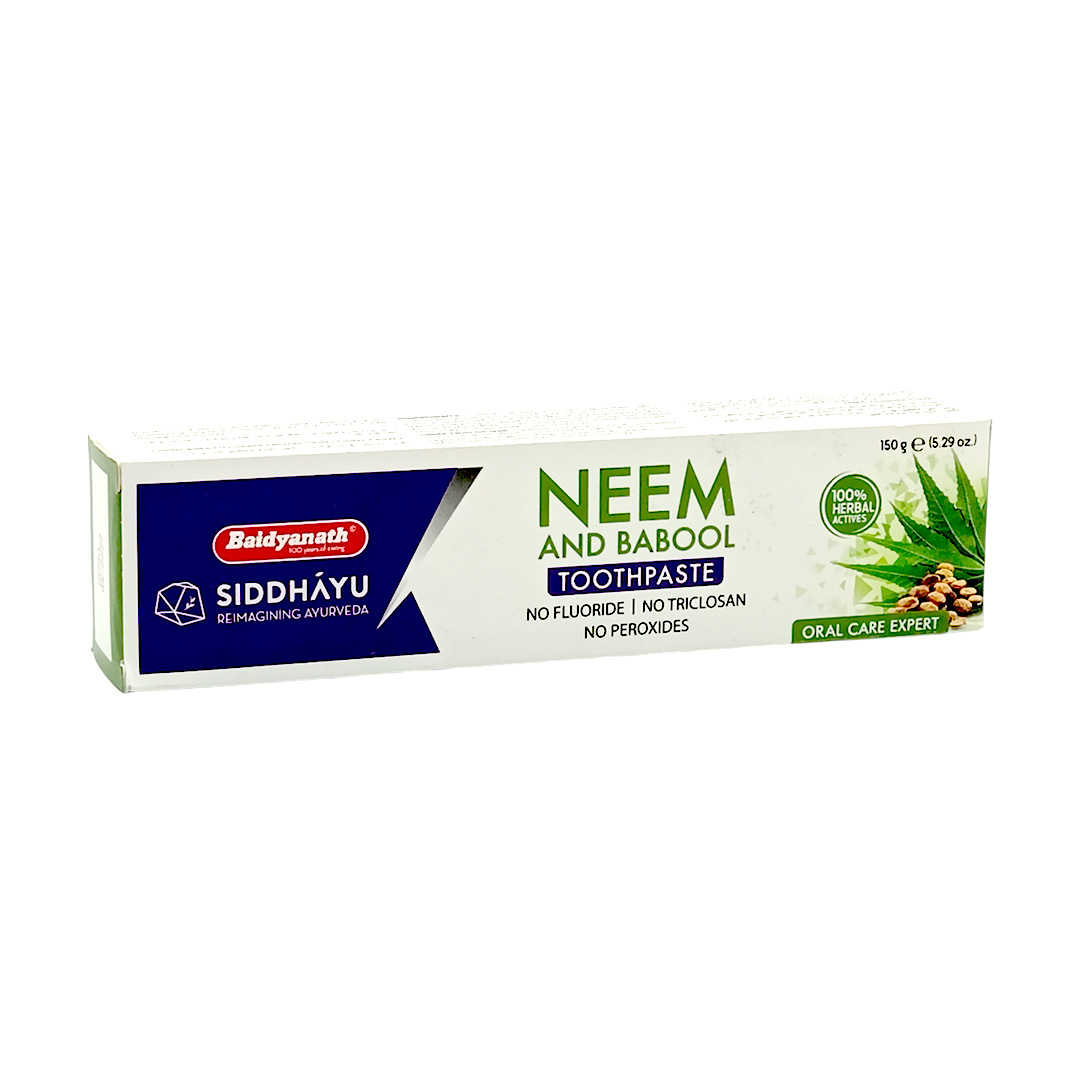 BAIDYANATH  SIDDHAYU NEEM & BABOOL TOOTHPASTE 150GM