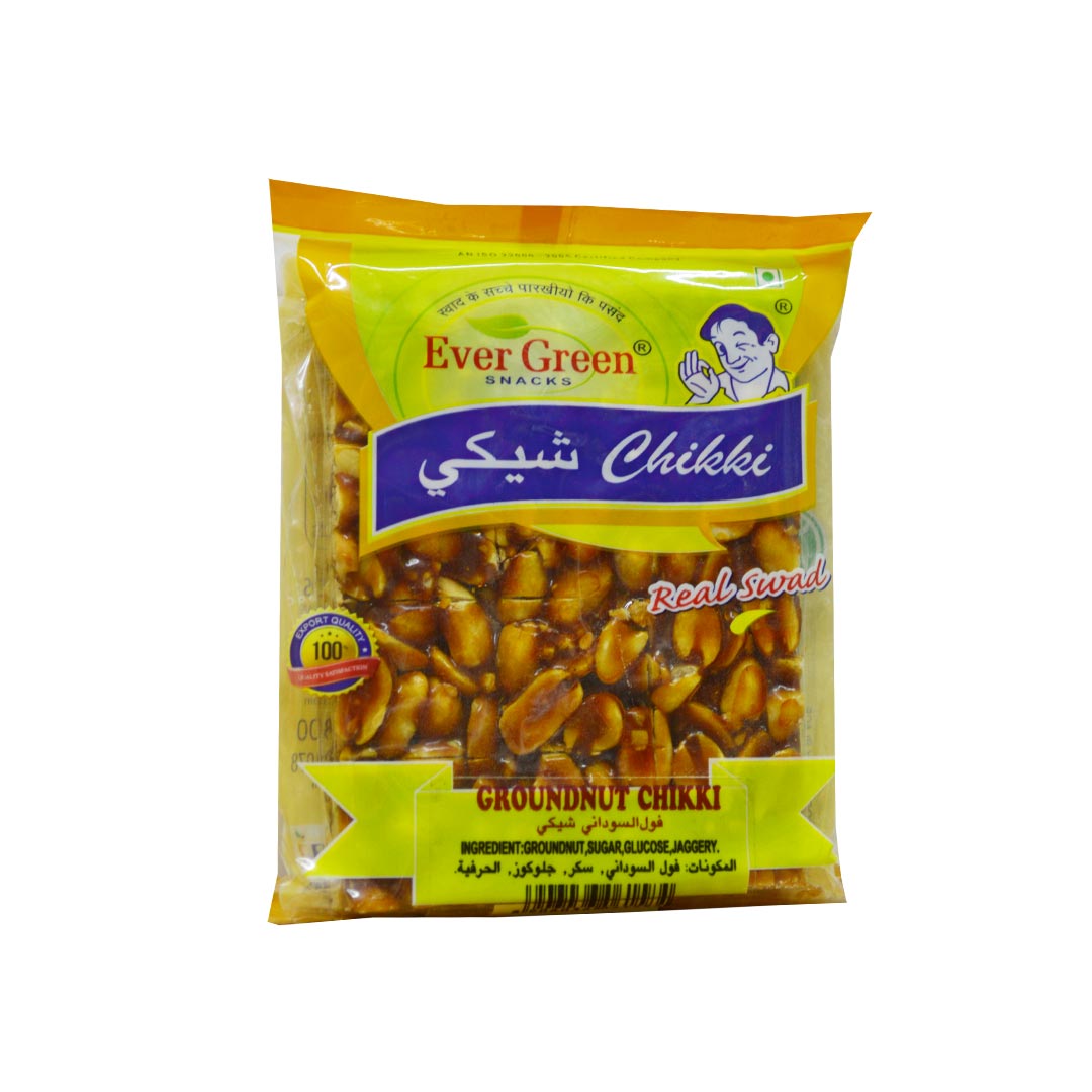 EVERGREEN GROUNDNUT CHIKKI 100GM
